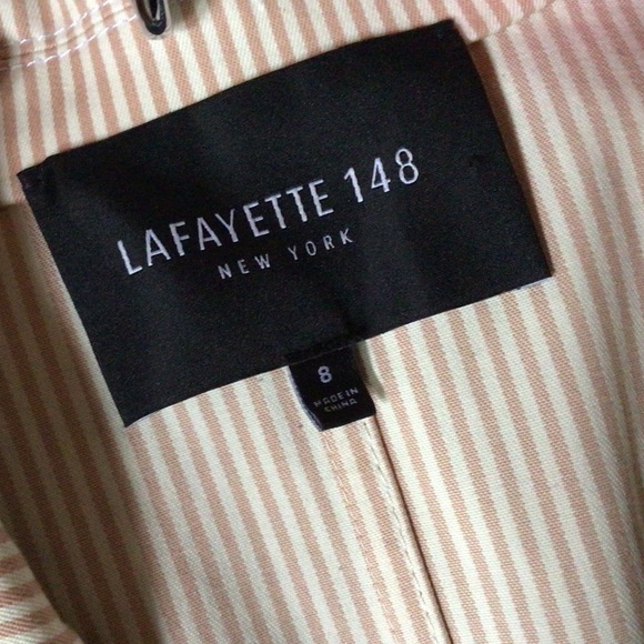 Lafayette 148 Boston stripe Blazer, size 8 - Picture 6 of 12